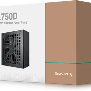 Deepcool PL750D IN R-PL750D-FC0B-IN-V2 750W Bronze Power Supply 750 Watts Computer PSU Cables (Black)