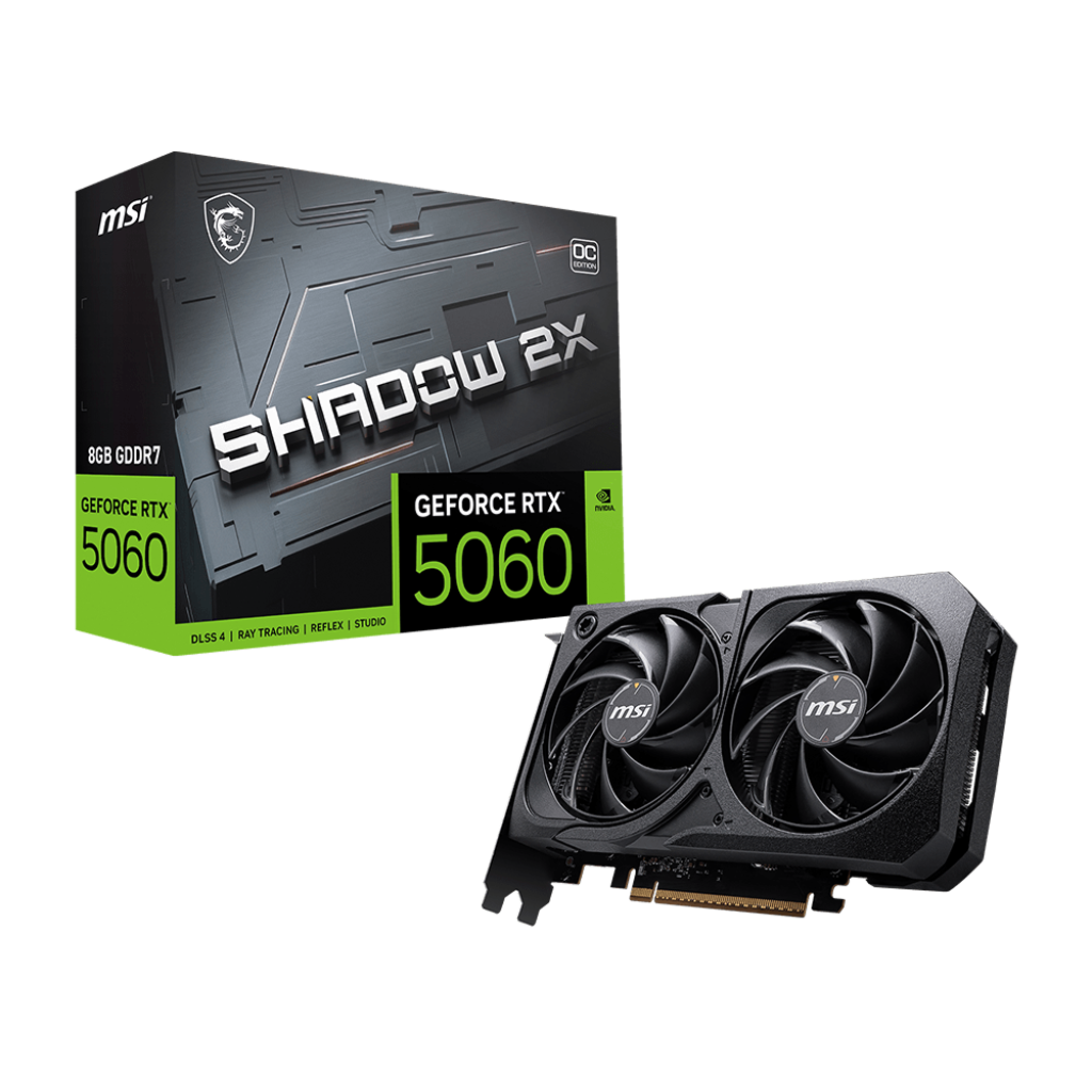 MSI RTX 5060 Shadow 2X OC 8GB GDDR7