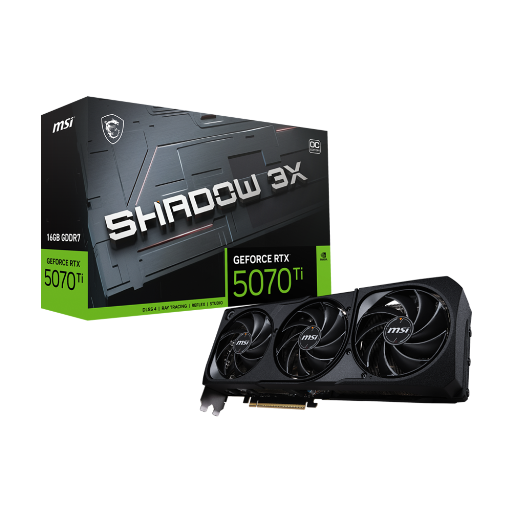 MSI RTX 5070 Ti Shadow 3X OC 16GB GDDR7
