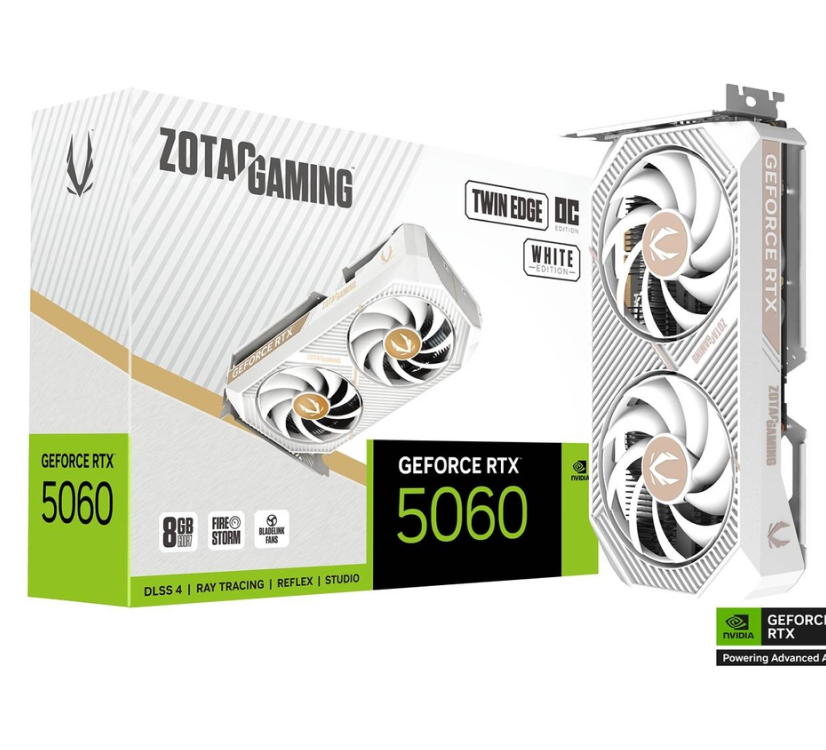 Zotac RTX 5060 Twin Edge OC 8GB GDDR7 White
