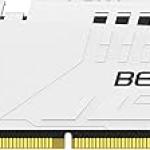 Kingston FURY Beast White DDR5 16GB 6000MT/s CL36 Desktop Gaming Memory - KF560C36BWE2-16