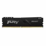 Kingston FURY Beast 16GB 3200MHz DDR4 CL16 Desktop Memory Single Stick KF432C16BB1/16, Black