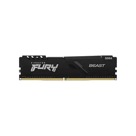 Kingston FURY 8GB 3200MHz DDR4 CL16 DIMM Fury Beast Black, Non RGB (KF432C16BB/8)