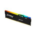Kingston Fury Beast Black RGB Expo 16GB 6000MT/s DDR5 CL30 DIMM Desktop Gaming Memory Single Module (KF560C30BBEA-16)