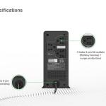 APC Back-UPS BX600C-IN 600VA / 360W, 230V, UPS System, an Ideal Power Backup & Desktop PC & Home Electronics